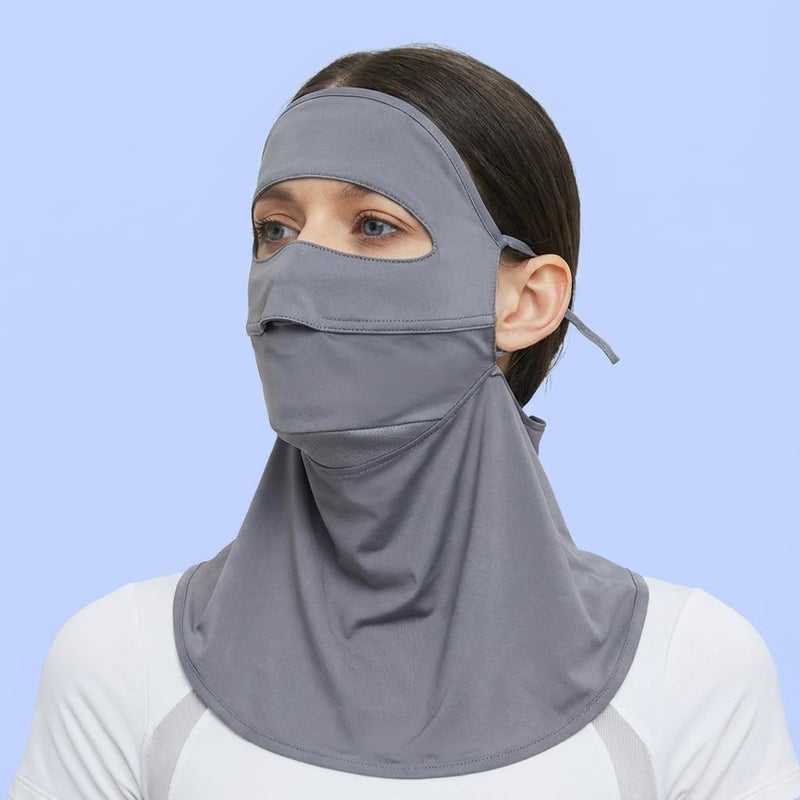 Enignic Face Cover for Sun Protection UPF 50+ UV Neck Protection UV Face Mask Covering - Image 3
